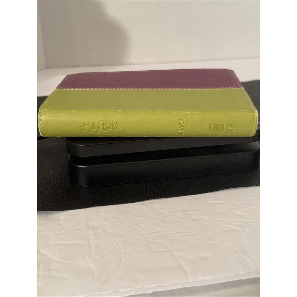 2006 NIV New International Version Holy Bible‎ Lime Green & Maroon-Red Lettering